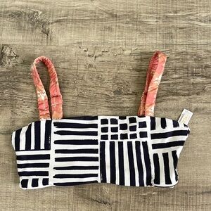 NWOT Smeralda smocked back bikini top